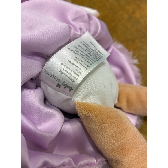 Baby Starters Plush Bunny Rabbit Floral Tutu Pink Tan Stuffed Animal AS04936 - Picture 2 of 5